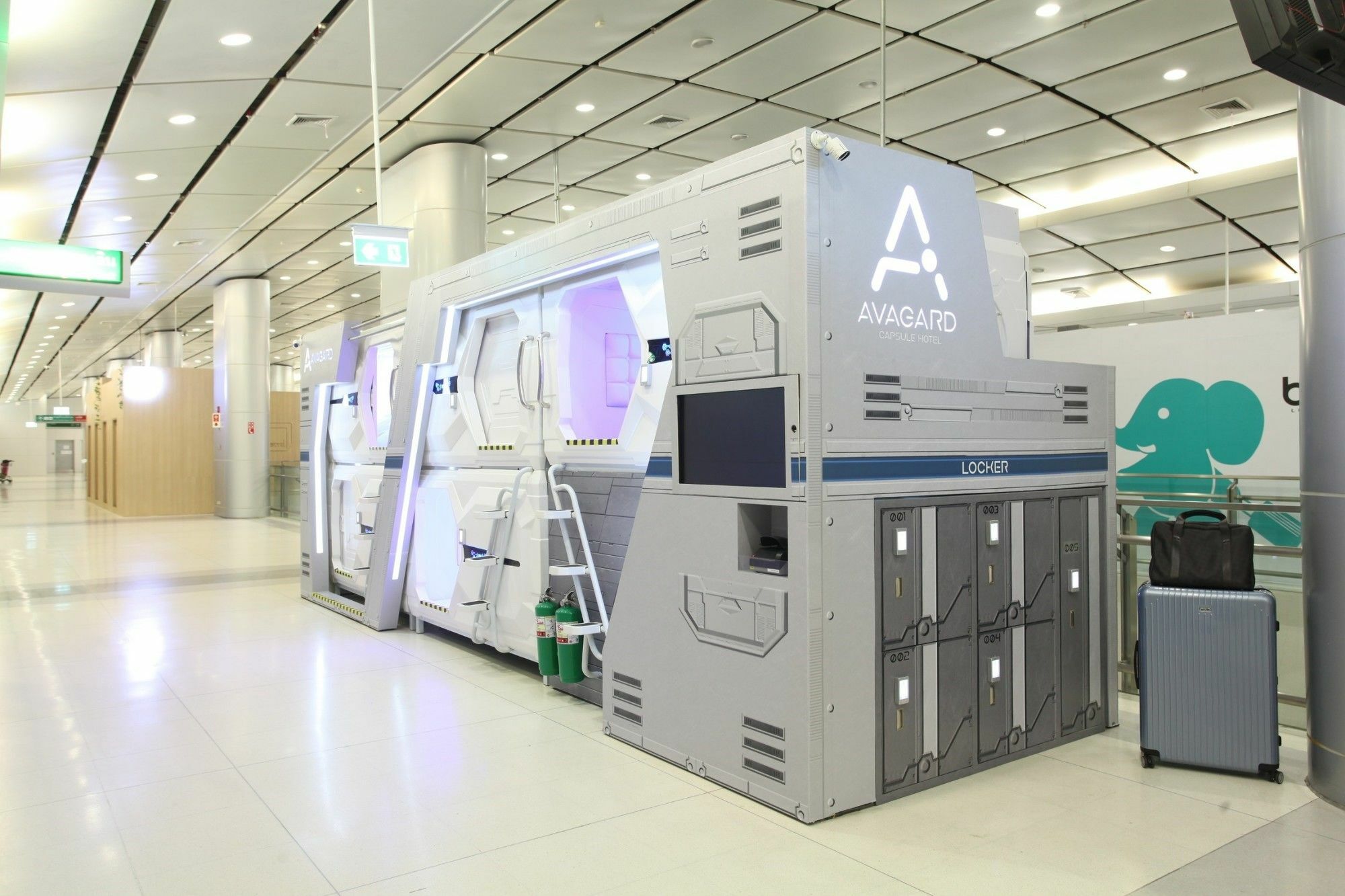Avagard Capsule Hotel - Suvarnabhumi Airport Samut Prakan Dış mekan fotoğraf